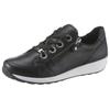 Sneaker ARA "OSAKA", Damen, Gr. 3 (35,5), schwarz, Leder, unifarben, sportlich, Schuhe Sneaker, Freizeitschuh, Halbschuh, Schnürschuh in bequemer Schuhweite G