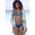 Triangel-Bikini BRUNO BANANI Gr. 36, Cup A, blau (marine, bedruckt) Damen Bikini-Sets Ocean Blue