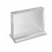 Azar Displays The Imperial Collection: Acrylic Block Frame on Acrylic Base, Horizontal 11"W X 8.5"H Plastic | 11 H x 5.5 W x 3 D in | Wayfair