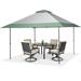 SHUNSTONE 13 Ft. W x 13 Ft. D Steel Pop-Up Canopy Metal/Steel/Soft-top in Black/Gray | 120 H x 156 W x 156 D in | Wayfair D0102H20W5GXG