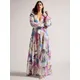 Ted Baker Rozlyn Floaty Maxi Cover Up, White/Multi