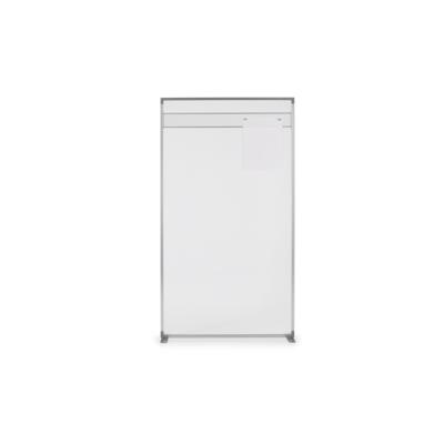 Magnetoplan Raumteiler Trennwand mit Acryloberfläche - 180x100x50cm (BxHxT) - Magnetleiste - T-Füße - Halbtransparent Image