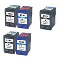 Compatible Multipack HP DeskJet F4175 Printer Ink Cartridges (5 Pack) -C9351CE