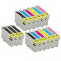 Compatible Multipack Epson Stylus Photo 1500W Printer Ink Cartridges (15 Pack) -C13T07914010