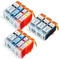 Compatible Multipack Canon PIXMA iP4000R Printer Ink Cartridges (11 Pack) -4479A002