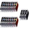 Compatible Multipack Canon PIXMA PRO-100S Printer Ink Cartridges (19 Pack) -6384B001