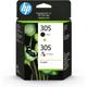 HP 305 (6ZD17AE) Black and Colour Original Standard Capacity Ink Cartridge Multipack