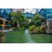 Ebern Designs San Antonio Riverwalk - Wrapped Canvas Photograph Canvas in Blue/Green | 12 H x 18 W x 1.25 D in | Wayfair