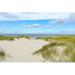 Highland Dunes Beach and Sand Dunes by Ah Fotobox - Wrapped Canvas Photograph Canvas in Brown/Green | 12 H x 18 W x 1.25 D in | Wayfair