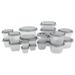 Prep & Savour Courtund Plastic 20 Container Food Storage Set Plastic | 6.5 H x 7.75 W x 14.25 D in | Wayfair 13590D782D2B43C19B50A5DCB177C074