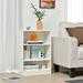Ebern Designs Beenish 29.5" H x 19.5" W Standard Bookcase Wood in Brown/White | 29.5 H x 19.5 W x 12 D in | Wayfair