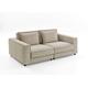 Atlantic Home Collection 2-Sitzer Sofa-Modul Valan mit Armlehnen, Creme, Breite x Tiefe x Höhe: 198 x 126 x 83 cm
