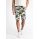 Bermudas LERROS "LERROS Bermuda mit Alloverprint" Gr. 31, Normalgrößen, grün (chilled olive) Herren Hosen Bermudas