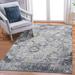 NAAR PAYAS 6 7 x9 Area Rugs GREY/BLUE/Traditional Accent Power Loom Machine -Crafted Indoor Door Mat Non-Slip and Non-Shedding Throw Rug for Home Bedroom Kitchen Floor Bathroom Dining and Office