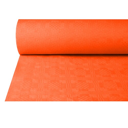 PAPSTAR Papiertischtuch mit Damastprägung 50 m x 1 m terracotta Image
