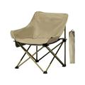 Lightweight Folding Chair Beach Seat Lightweight Camp Chair Camping Stool Chair Folding Camping Chair for Adult Hiking Outdoor Fishing Patio Yellow