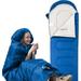 KingCamp Camping Sleeping Bag 3 Season Waterproof Lightweight Sleeping Bag for Adults(Blue 26.6â„‰-53.6â„‰)