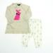 Pre-owned Gap Girls Off White | Penguins | Oatmeal | Pink | Bunny Apparel Sets size: 3-6 Months