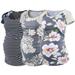 Skeleton Couple Maternity Shirt Women Maternity Short Sleeve Floral Printed Ruched Side T Shirt Tops Pregnancy Basic Tee Shirt Blouse 3 Pack Thermal Maternity Leggings