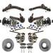 Transit Auto - Front Disc Rotors Brake Pads Hub Bearings Control Arms Shock Assembly Suspension Link Kit (15Pc) For 2003 Pontiac Grand Prix Non-ABS Excludes 17 18 Wheels Police Taxi Models KM-100008