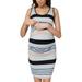 Ruffle Dress Maternity Women Maternity Sleeveless Comfy Stripe Print Nursing Dress For Breastfeeding Maternity Coats Winter