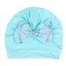 Newborn Soft Stretchy Turban Hats with Knotted Big Bow Caps Beanies Bonnets Headwraps Hair Accessories for Baby Girls