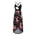 Baycosin Maternity Summer Dress Women s Breastfeeding Floral Sundress Maternity Dresses Maternity Sleeveless Maternity Dress With Printed Sling Contrast Color Stitching