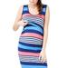 Ruffle Dress Maternity Women Maternity Sleeveless Comfy Stripe Print Nursing Dress For Breastfeeding Maternity Coats Winter