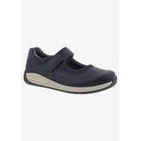 Women's Trust Flat by Drew in Navy Leather (Size 7 M)