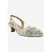 Women's Strovanni Slingback by J. Renee in Ivory Gold (Size 11 M)