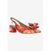 Women's Kimma Pump by J. Renee in Orange Red (Size 9 M)