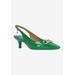 Women's Kallan Pump by J. Renee in Green (Size 8 1/2 M)