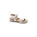 Women's Dominica Sandal by Hälsa in White Embossed (Size 7 M)