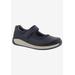 Women's Trust Flat by Drew in Navy Leather (Size 10 1/2 M)