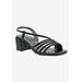 Women's Fling Sandal by Bellini in Black Croc Combo (Size 6 1/2 M)