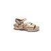 Wide Width Women's Denia Sandal by Hälsa in Gold (Size 8 W)