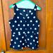 J. Crew Tops | J. Crew Polka Dot Peplum Top Navy Blue | Color: Blue/White | Size: 2