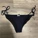 J. Crew Swim | Jcrew String Bikini Bottom In Navy Size Medium *Like New* | Color: Blue | Size: M