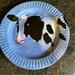 Anthropologie Dining | Anthropologie The Farm No. 5 Holly Frean Cow Plate | Color: Blue | Size: Os