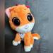 Disney Toys | Disney Junior Tots Mia The Kitten Plush 6” Orange Stuffed Animal Big Eyes Cat | Color: Orange | Size: 6 Inches