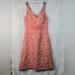 J. Crew Dresses | J. Crew Linen Cotton Blend Cream And Coral Floral Pattern Dress Size 6 | Color: Cream/Pink | Size: 6