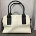 Kate Spade Bags | Classic Black And White Kate Spade Satchel. | Color: Black/Cream/Tan/White | Size: 16x10x5