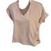 Nike Tops | Nike Dri Fit Vneck Pale Pink Tennis Top With Mesh Back In Lg | Color: Pink | Size: L