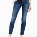 J. Crew Jeans | J.Crew Dark Wash Low Rise Skinny Y2k Crop Toothpick Women's Jeans Size: 28 | Color: Blue | Size: 28