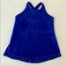 Lululemon Athletica Tops | Lululemon Athletica Repose Blue Crisscross Strap Tank 2/4 | Color: Blue | Size: S