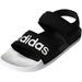 Adidas Shoes | Adidas Unisex-Adult Adilette Sandal Color: Core Black/White Sz: 12 Women/11 Men | Color: Black/White | Size: 11