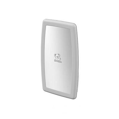 Koala Kare KB301-05SS Vertical Wall Mounted Changing Station - Polypropylene, Stainless/White Granite, Silver