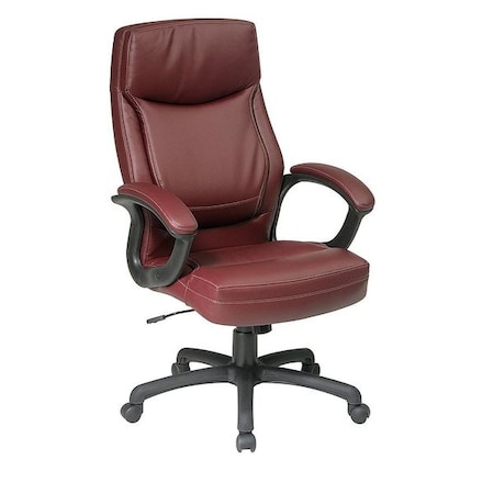 OFFICE STAR EC6583-EC4 Office Chair,46 3/4 in H,Burgundy