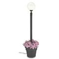 Patio Living Concepts European 00380 Single White Globe Planter Lamp