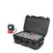 Nanuk 935 Waterproof Hard Case with Wheels and Divider (Black) w/Airtag Holder